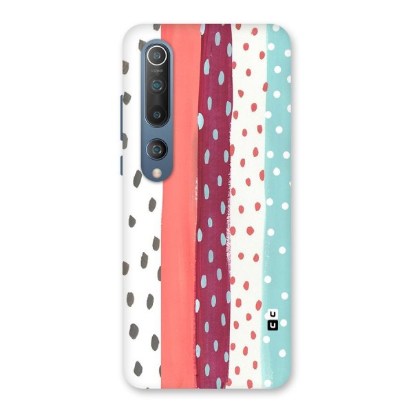 Polka Brush Art Back Case for Mi 10