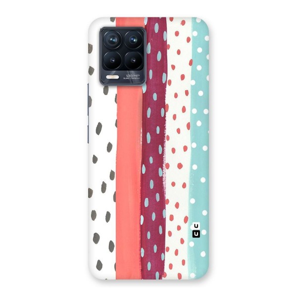 Polka Brush Art Back Case for Realme 8 Pro