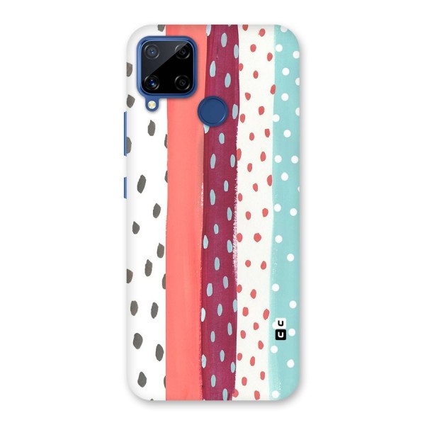 Polka Brush Art Back Case for Realme C12