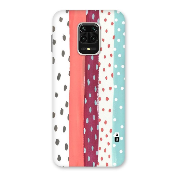 Polka Brush Art Back Case for Redmi Note 9 Pro Max
