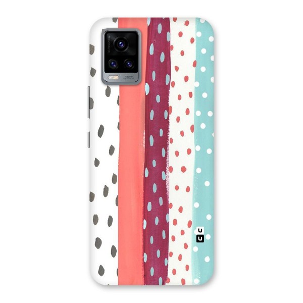 Polka Brush Art Back Case for Vivo V20