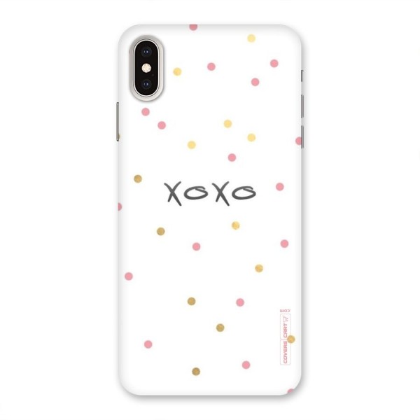 Polka Hugs Back Case for iPhone XS Max