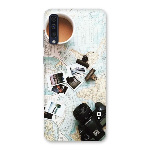 Post Stamps Travel Back Case for Galaxy A50