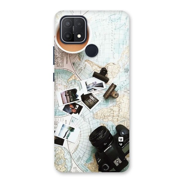 Post Stamps Travel Back Case for Oppo A15