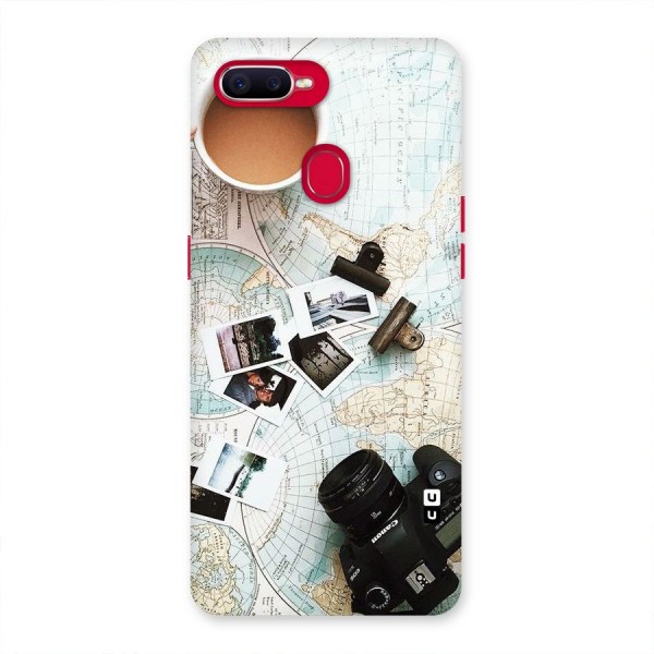 Post Stamps Travel Back Case for Oppo F9 Pro