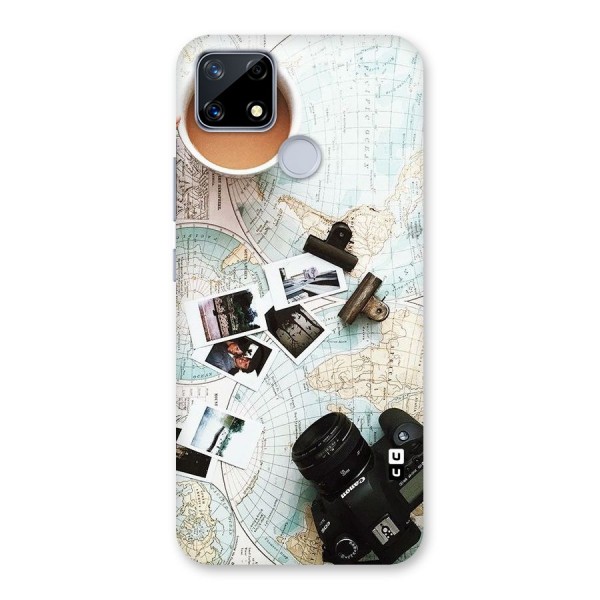 Post Stamps Travel Back Case for Realme Narzo 20