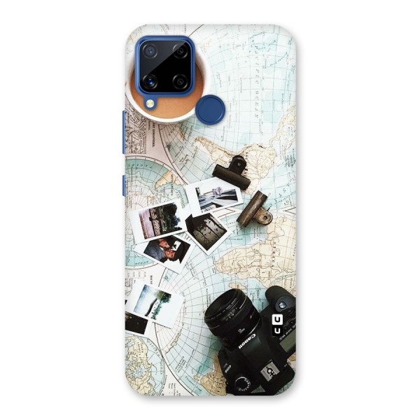 Post Stamps Travel Back Case for Realme Narzo 30A
