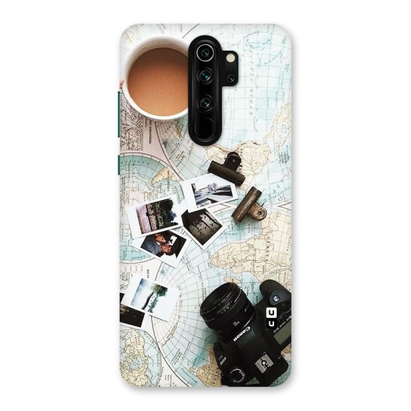Post Stamps Travel Back Case for Redmi Note 8 Pro