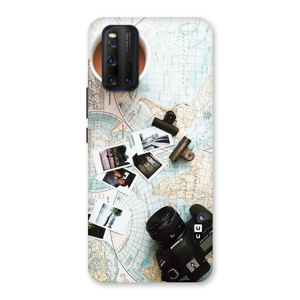 Post Stamps Travel Back Case for Vivo iQOO 3