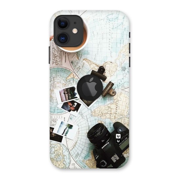 Post Stamps Travel Back Case for iPhone 11 Logo Cut