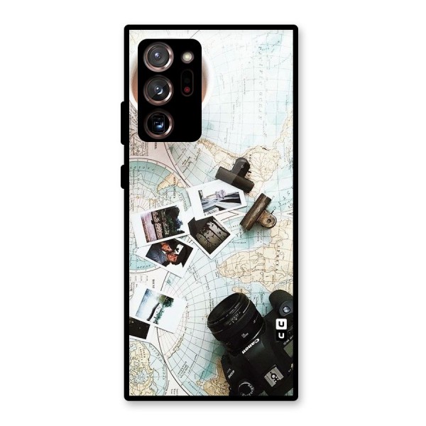 Post Stamps Travel Glass Back Case for Galaxy Note 20 Ultra