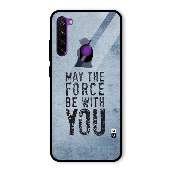 Power With You Glass Back Case for Redmi Note 8