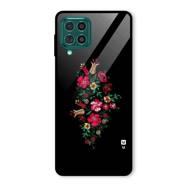 Pretty Allure Flower Glass Back Case for Galaxy F62