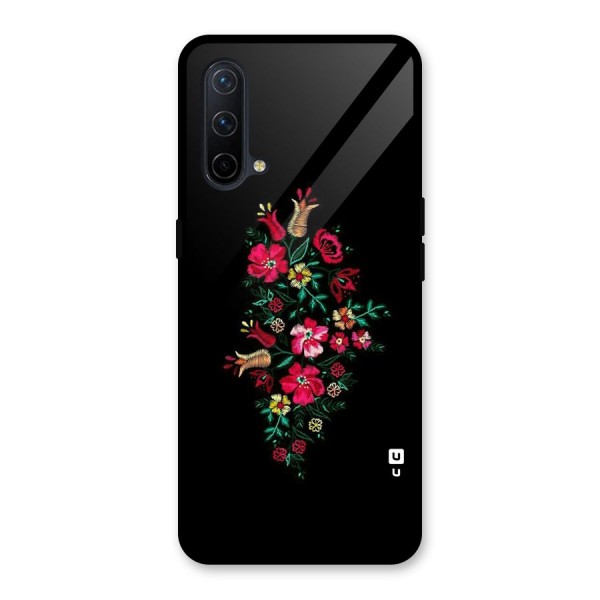 Pretty Allure Flower Glass Back Case for OnePlus Nord CE 5G