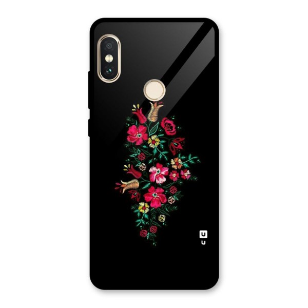 Pretty Allure Flower Glass Back Case for Redmi Note 5 Pro