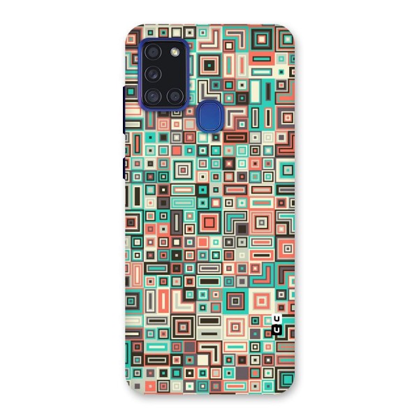 Pretty Boxes Design Back Case for Galaxy A21s