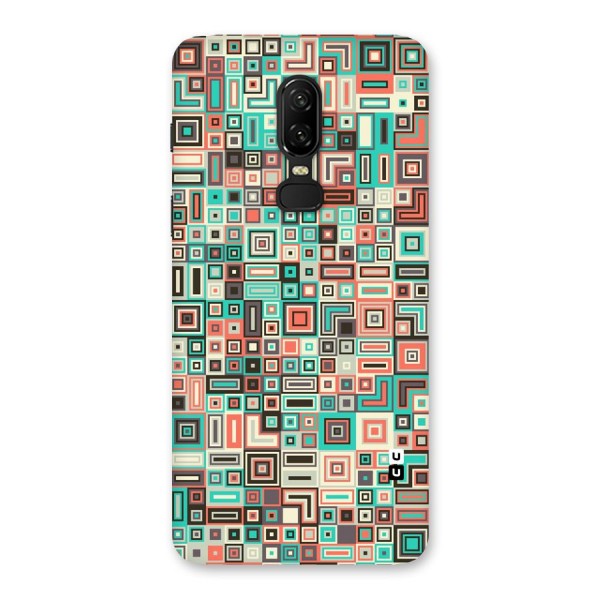 Pretty Boxes Design Back Case for OnePlus 6