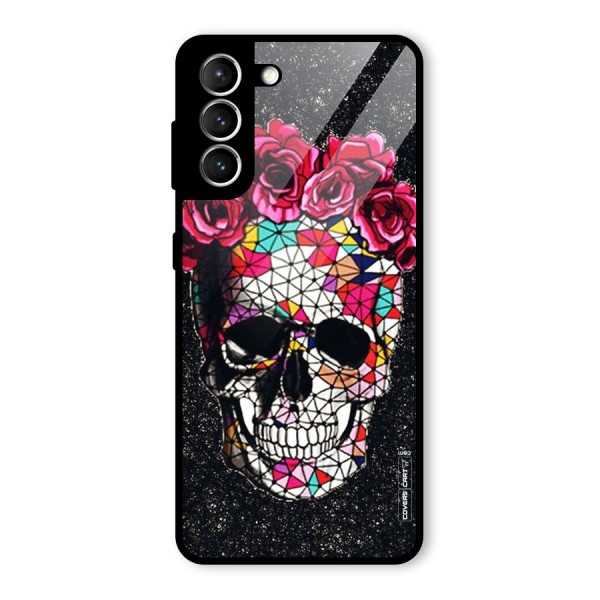 Pretty Dead Face Glass Back Case for Galaxy S21 5G