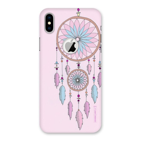 Pretty Dream Catcher Back Case for iPhone X Logo Cut