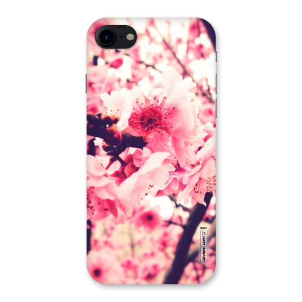 Pretty Pink Flowers Back Case for iPhone SE 2020