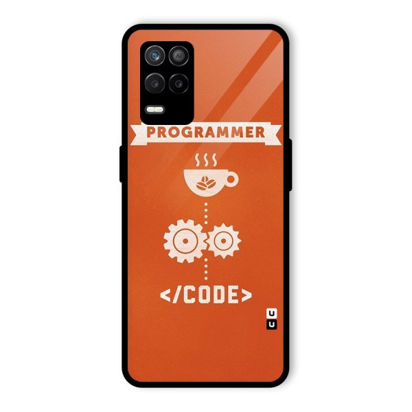 Programmer Coffee Code Glass Back Case for Realme 8 5G