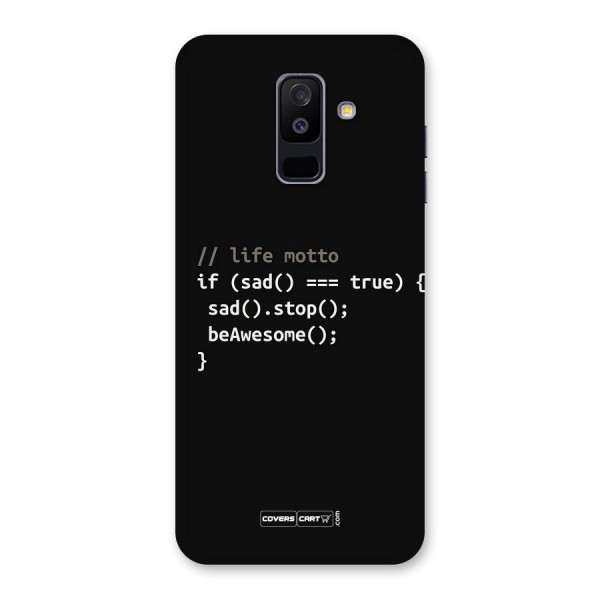 Programmers Life Back Case for Galaxy A6 Plus