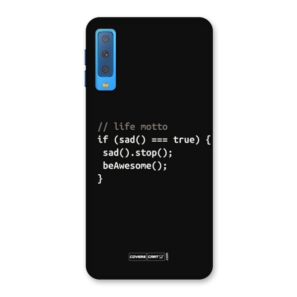 Programmers Life Back Case for Galaxy A7 (2018)