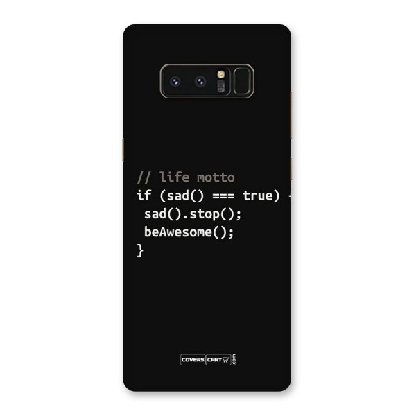 Programmers Life Back Case for Galaxy Note 8