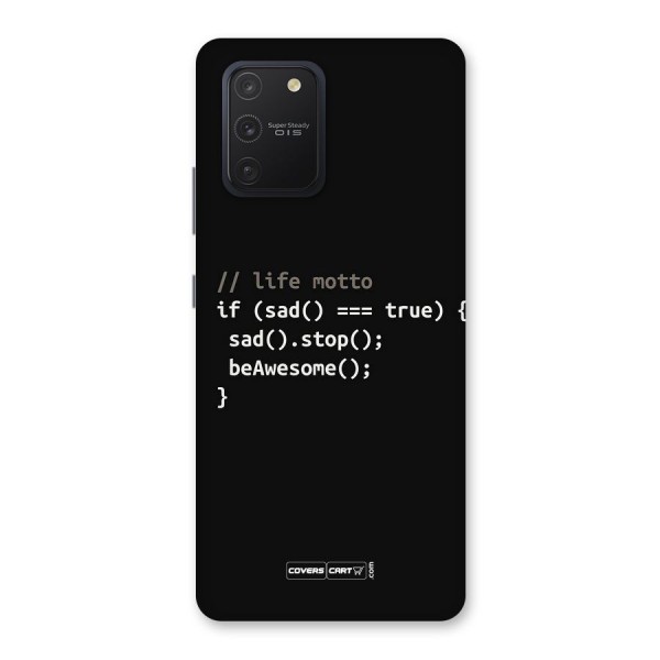 Programmers Life Back Case for Galaxy S10 Lite