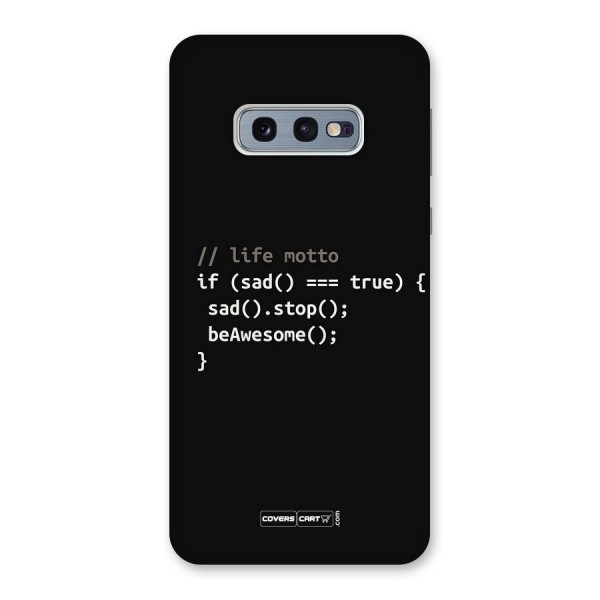 Programmers Life Back Case for Galaxy S10e