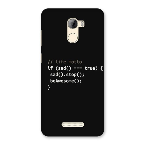 Programmers Life Back Case for Gionee A1 LIte