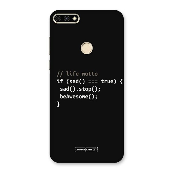 Programmers Life Back Case for Honor 7A