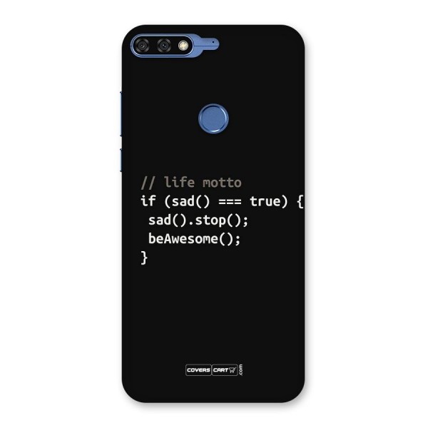 Programmers Life Back Case for Honor 7C