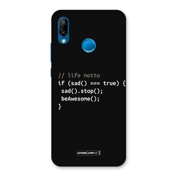 Programmers Life Back Case for Huawei P20 Lite