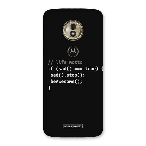 Programmers Life Back Case for Moto G6 Play