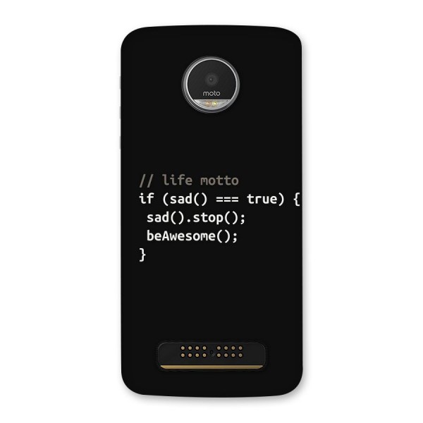 Programmers Life Back Case for Moto Z Play