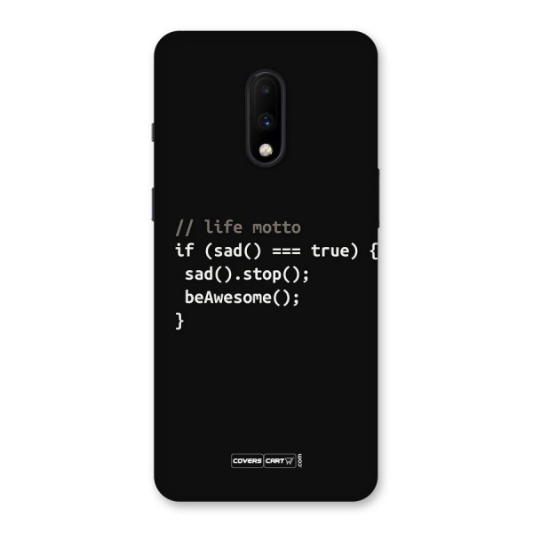 Programmers Life Back Case for OnePlus 7