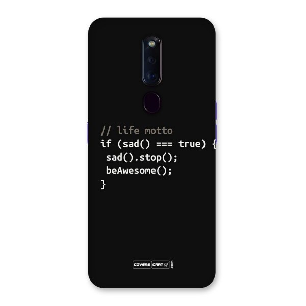 Programmers Life Back Case for Oppo F11 Pro