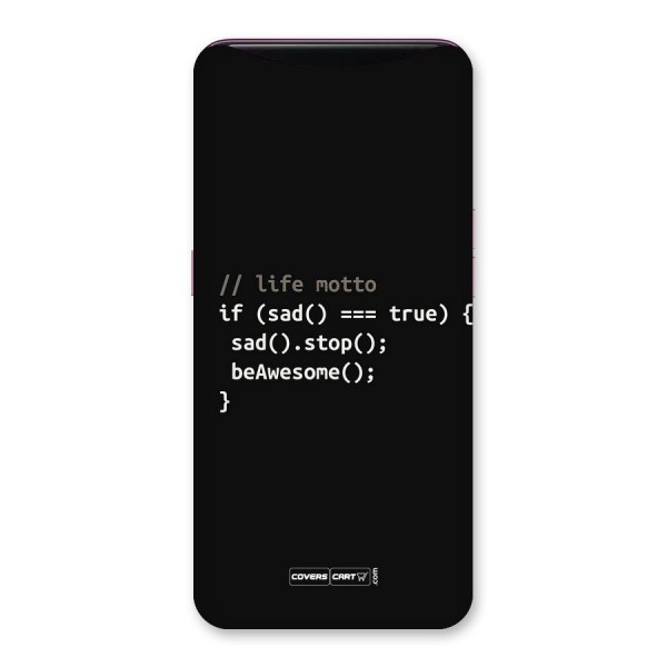 Programmers Life Back Case for Oppo Find X