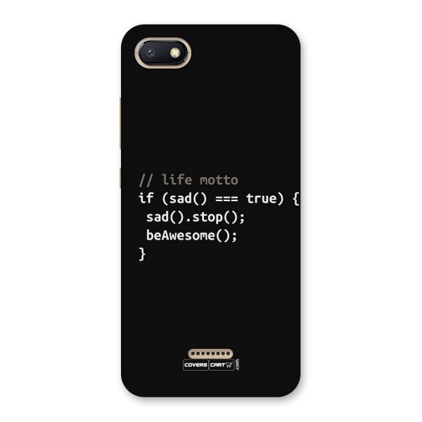 Programmers Life Back Case for Redmi 6A