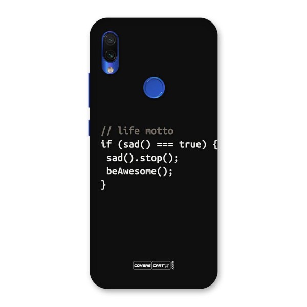Programmers Life Back Case for Redmi Note 7S