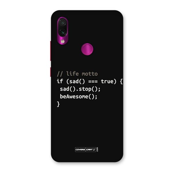 Programmers Life Back Case for Redmi Note 7 Pro