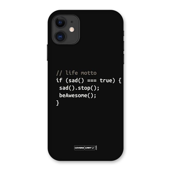 Programmers Life Back Case for iPhone 11