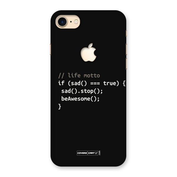 Programmers Life Back Case for iPhone 7 Apple Cut