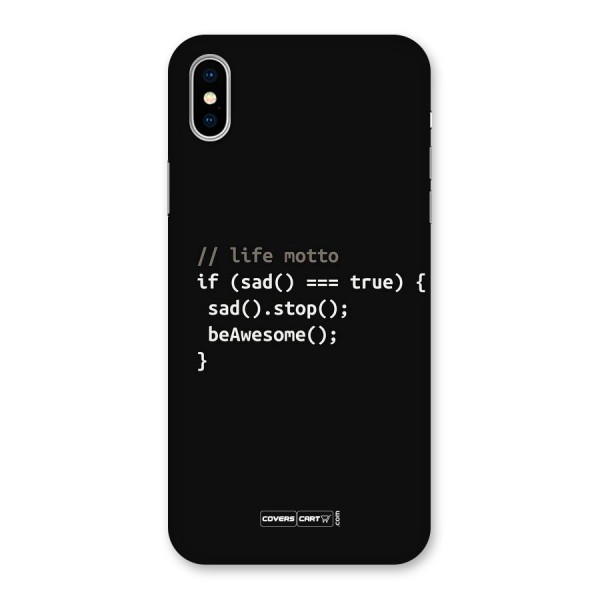 Programmers Life Back Case for iPhone XS
