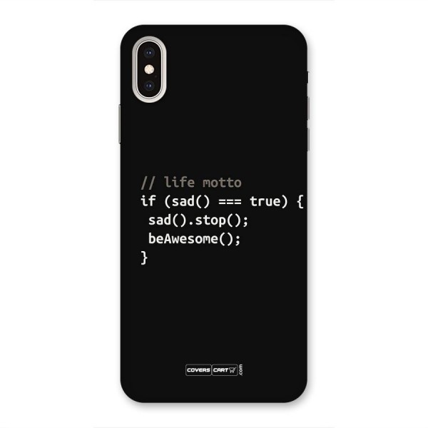 Programmers Life Back Case for iPhone XS Max