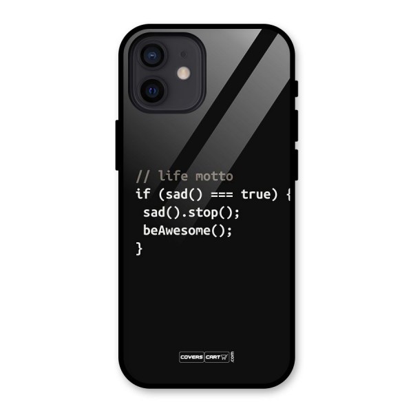 Programmers Life Glass Back Case for iPhone 12