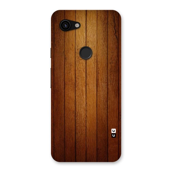 Proper Brown Wood Back Case for Google Pixel 3a