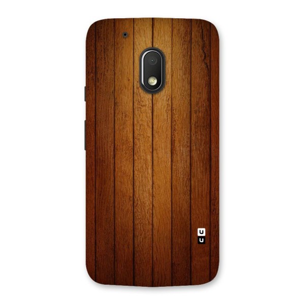 Proper Brown Wood Back Case for Moto G4 Play