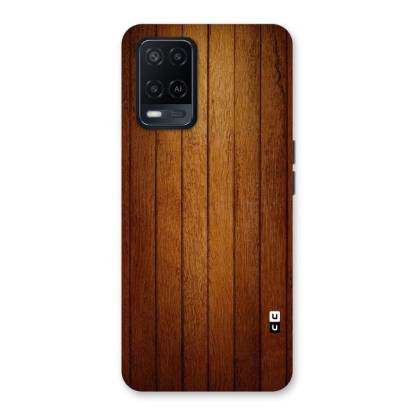 Proper Brown Wood Back Case for Oppo A54